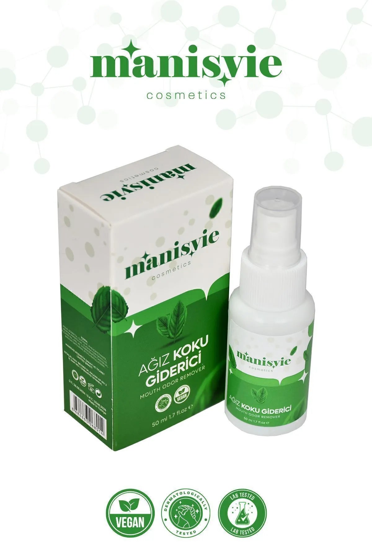 Ağız Kokusu Giderici Sprey 50ml (Alkolsüz)